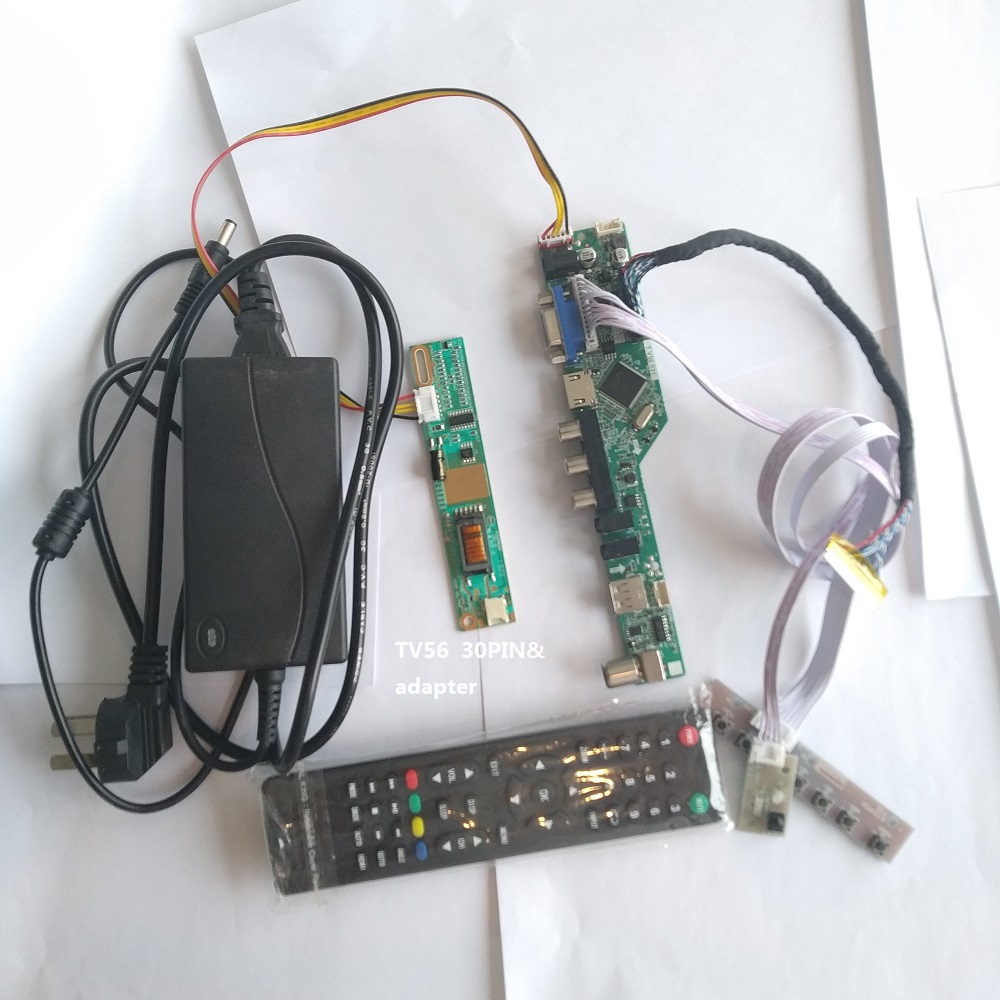 Hdmi Vga Adapter - TV56 コントローラボードキット、LP141WX3-TLN1 用アダプタ電源付き 1280X800 14.1 インチ