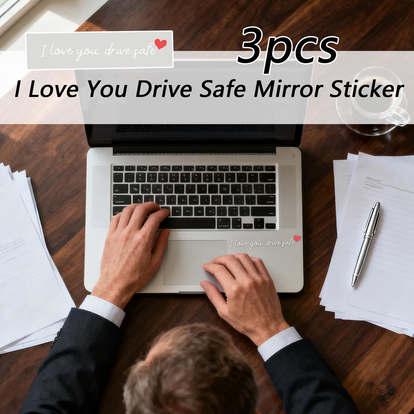 Laptop Accessories Stickers - バックミラーステッカー 3 枚 防水自動車アクセサリー 車のステッカー トラック