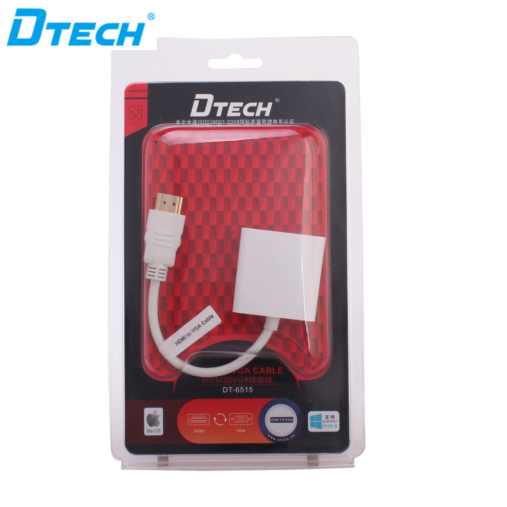 Hdmi Vga Adapter - 3個入り DTECH工場直販 HDCP1.3対応 プラグアンドプレイ HDMI-VGA変換アダプター PCモニター用