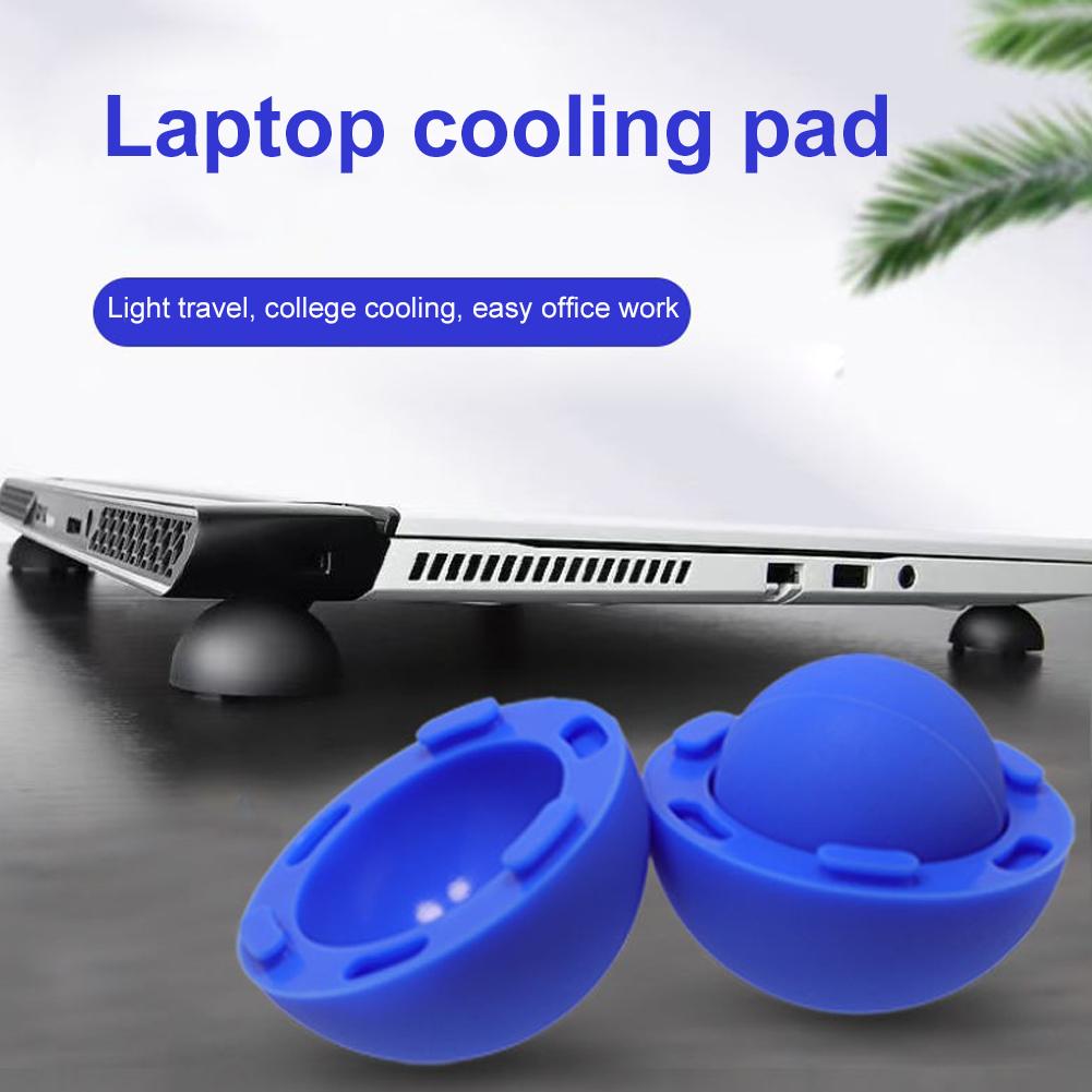 Laptop Cooling Pad - 放熱ボール シリコン製ノートパソコンファン ヒートパッド ノートパソコン冷却パッド オフィス/家庭/日常生活用 MacBook用クールボール