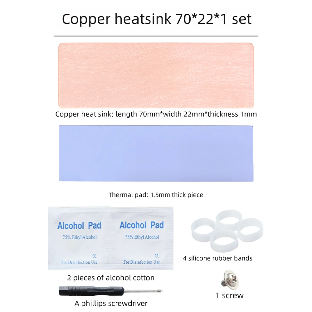 M.2 SSD ヒートシンク NVMe NGFF 用 純銅ヒ - Laptop Cooling Pad のレビューと価格