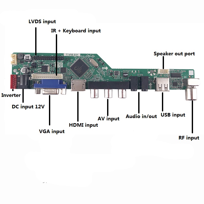 TV56 コントローラボードキット、LP141WX3-TLN - Hdmi Vga Adapter のレビューと価格