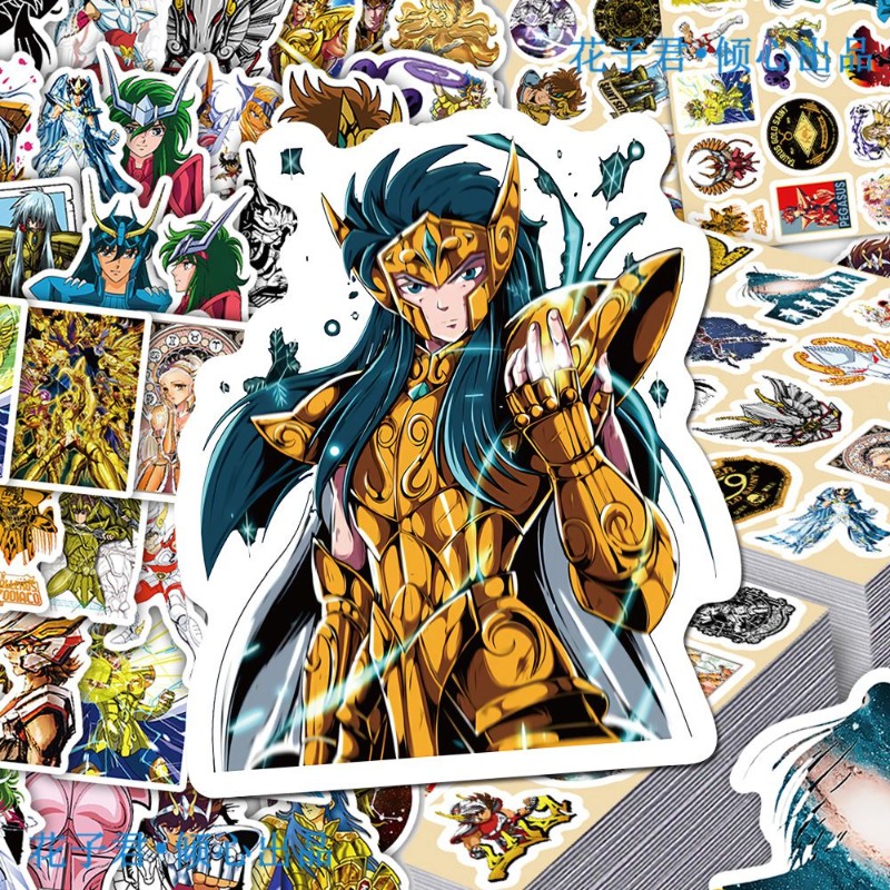 101 個聖闘士星矢アニメステッカー漫画キャラクター DIY - Laptop Accessories Stickers のレビューと価格
