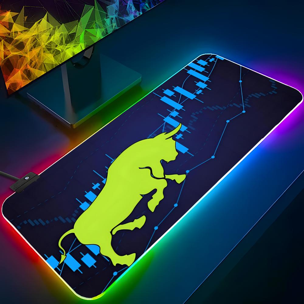 マーケットブルマウスパッド RGB バックライト付きマウスパ - Laptop Accessories Market のレビューと価格