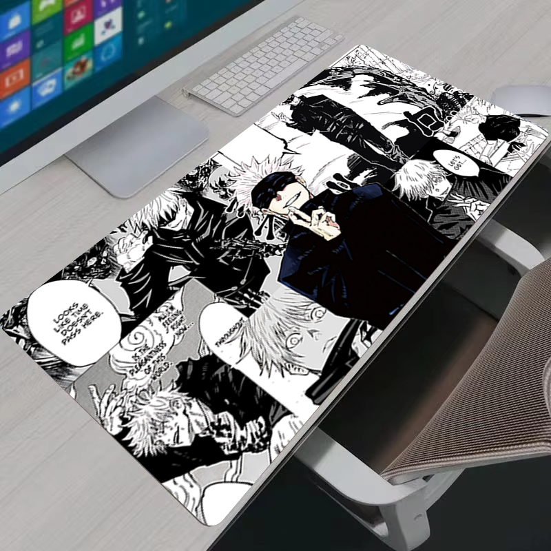 マウスパッドクールアニメ呪術廻戦五条悟大型ゲーミングマウスパ - Laptop Cooling Pad のレビューと価格