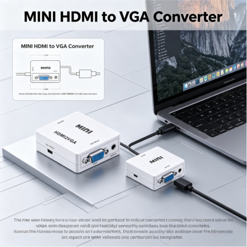 HDMI to VGA コンバーター (オーディオ付き) 1 - Hdmi Vga Adapter のレビューと価格