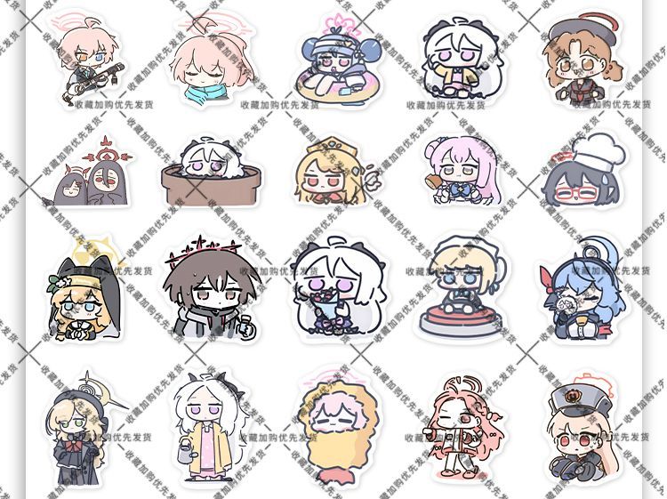 80 個アニメブルーアーカイブソラサキヒナステッカーラップト - Laptop Accessories Stickers のレビューと価格