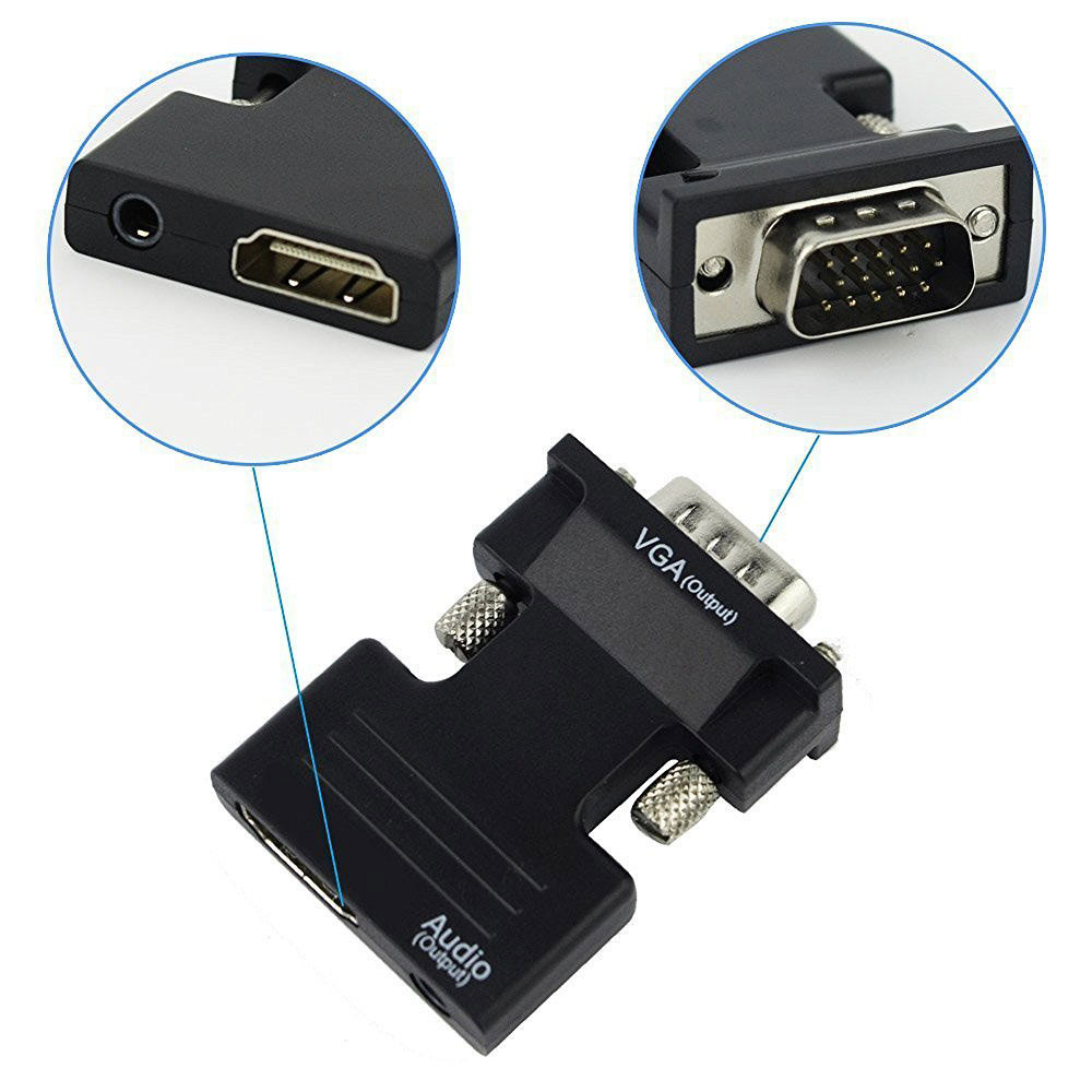 HDMI-vgaコンバーターアダプター,1080p vgaア - Hdmi Vga Adapter のレビューと価格