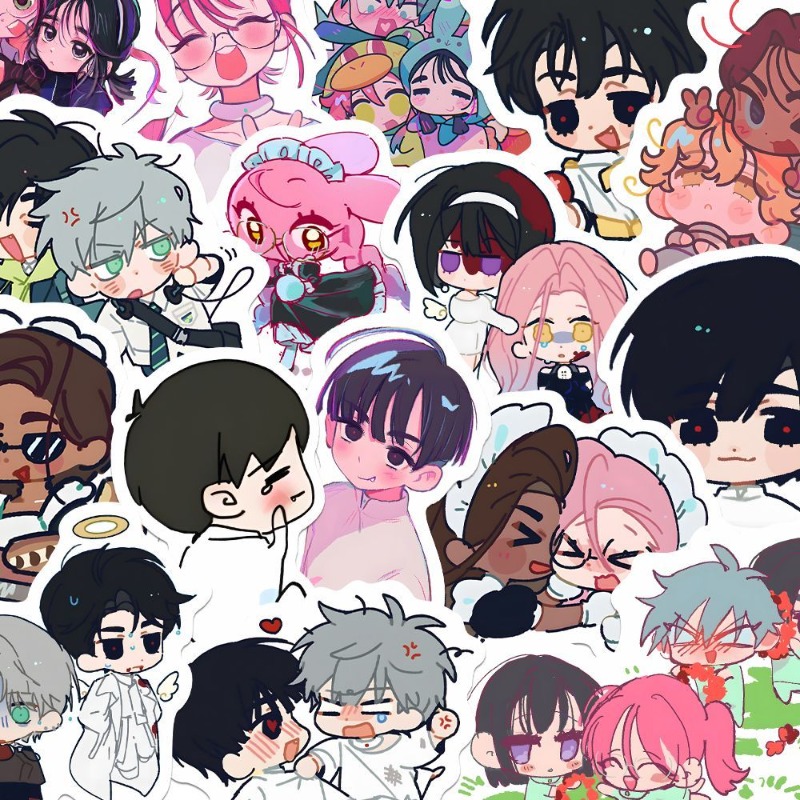 80 ピース/セット漫画アニメエイリアンステージかわいいステ - Laptop Accessories For Gift のレビューと価格