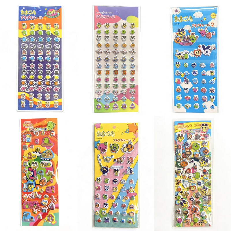 6 個たまごっち漫画バブルステッカー創造性 Diy 電話ケー - Laptop Accessories Stickers のレビューと価格