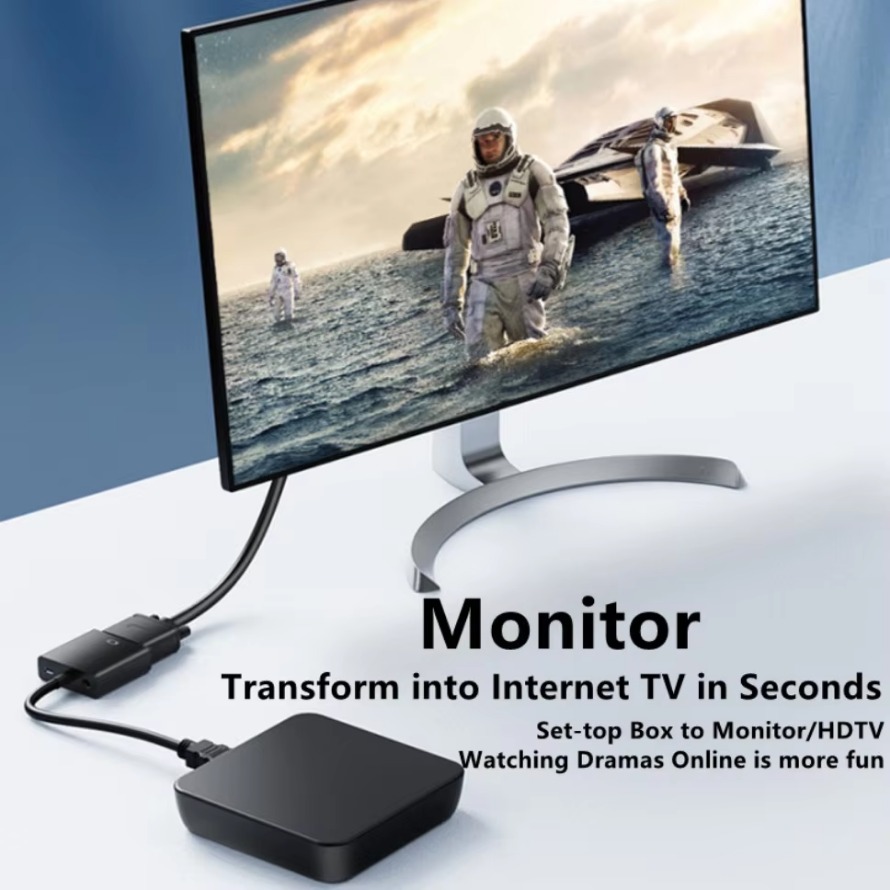 1080P HDMI - VGA変換アダプター (3.5mm - Hdmi Vga Adapter のレビューと価格