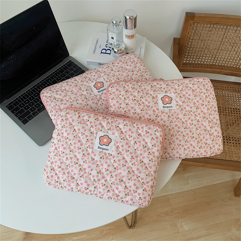 ノートpcインナーバッグ新スタイル正方形小花ipad収納フラ - Laptop Accessories Pouch のレビューと価格