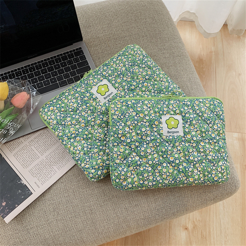 ノートpcインナーバッグ新スタイル正方形小花ipad収納フラ - Laptop Accessories Pouch のレビューと価格