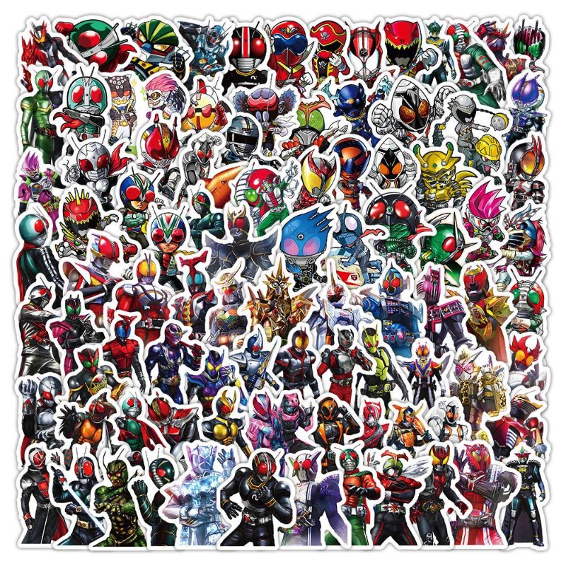 103 個仮面ライダーインス美的かわいい漫画ステッカー防水  - Laptop Accessories Stickers のレビューと価格