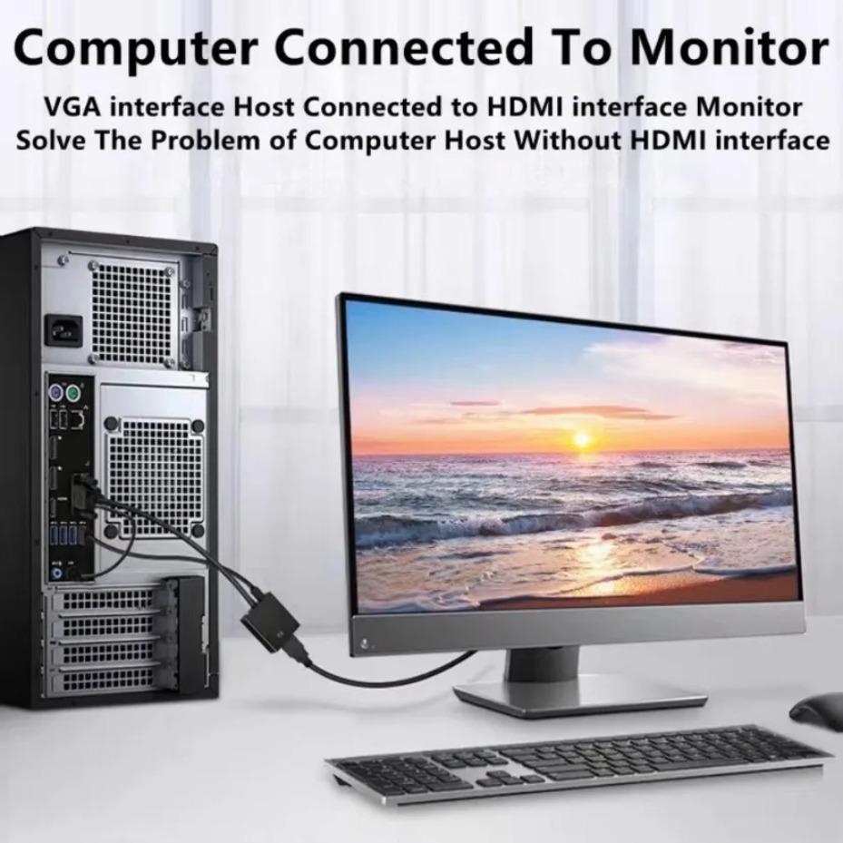 VGA to HDMI 互換 1080P アダプター VGA - Hdmi Vga Adapter のレビューと価格